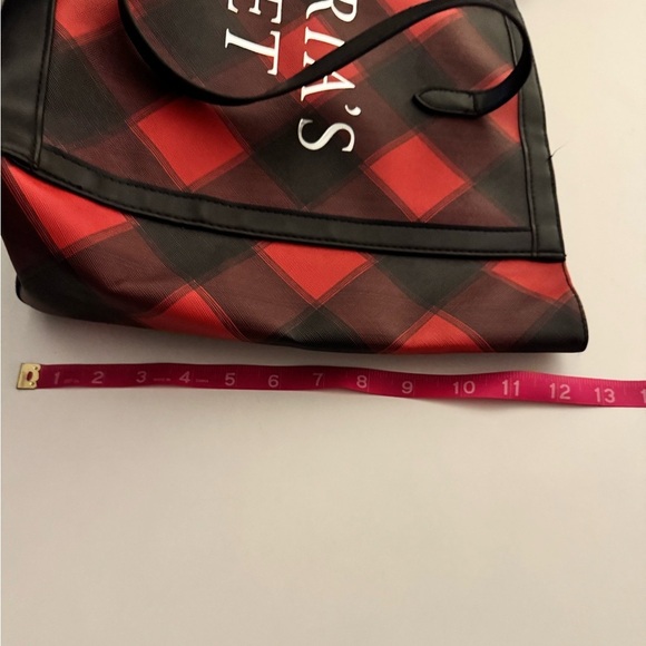 NWT Victoria's Secret Checkered Red and Black Tote - Picture 7 of 8